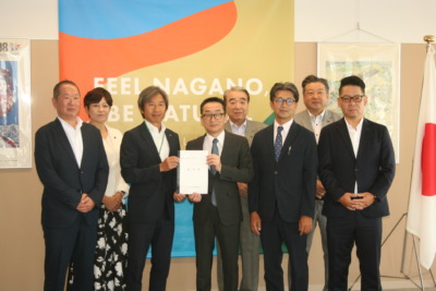 長野市長へ「要望書」を提出いたしました